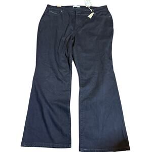 Levi's Women's 580 Defined Waist Boot Cut Jeans, Black Ink Wash, 24W, NWT